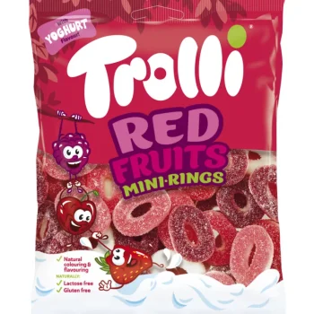 Trolli Karkit^Makeissekoitus 100 G Red Fruits