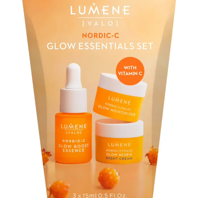 matkapakkaus-lumene-valo-3-x-1-NbYpgohm-0.webp Lumene Kosmetiikkalahjapakkaukset^Matkapakkaus VALO 3 X 15 Ml Heleyttävä