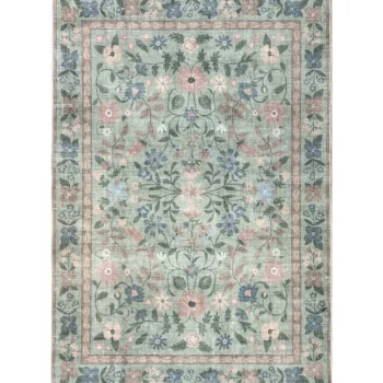 Kotikulta Matot-Matto 140 X 200 Cm Flora Harmaa