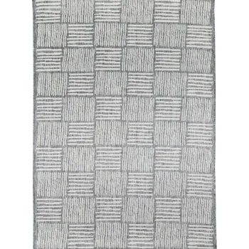 Village's Matot-Matto 200 X 290 Cm Cube Vaaleanharmaa