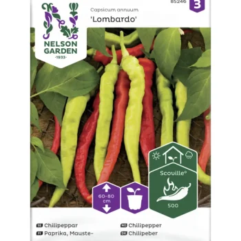 Nelson Garden Basic Kasvien Ja Nurmikonsiemenet-Maustepaprika Siemen Lombardo
