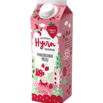 Juustoportti Mehut, Mehutiivisteet Ja Glögit^Mehujuoma 1 L Hyvin Mansikkainen