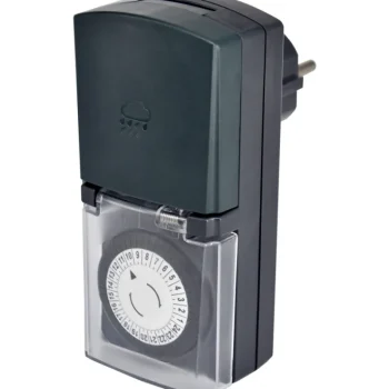 Energy+ Sähkömittarit Ja Kytkimet-Mekaaninen 24h Ajastin IP44 Ulkokäyttöön