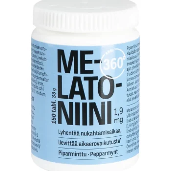 Arki 360u00b0 Terveysravinteet Ja -valmisteet^Melatoniini 1,9 Mg 150 Kpl