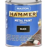 Hammer Maalit-Metallimaali 750 Ml Musta Sileä