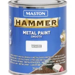 Hammer Maalit-Metallimaali 750 Ml Valkoinen Sileä