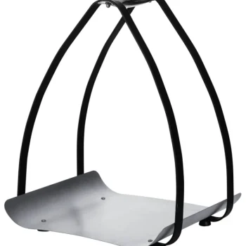 Brücke Kiuas- Ja Takkatarvikkeet-Metallinen Puunkantoteline