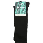 Sidoste Miesten Sukat-Miesten Bambusukat Puristamaton Musta