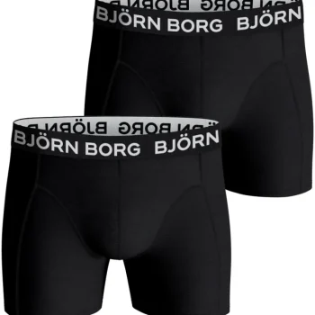 Björn Borg Miesten Alusvaatteet-Miesten Bokserit 2-pack Musta