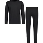 Force New Attitude Miesten Alusvaatteet-Miesten Kerrasto Derron Puuvilla Musta