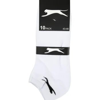 Slazenger Miesten Sukat^Miesten Sneakersukat 10 Pr/pkt Valkoinen