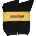 Dollarstore Miesten Sukat-Miesten Tennissukat 8 Pr/pkt