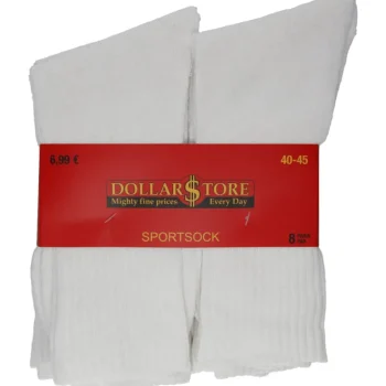 Dollarstore Miesten Sukat-Miesten Tennissukat 8 Pr/pkt