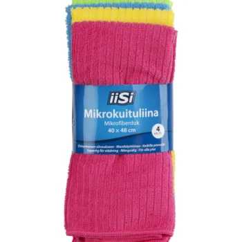 Iisi Siivousvälineet^Mikrokuituliina 4kpl