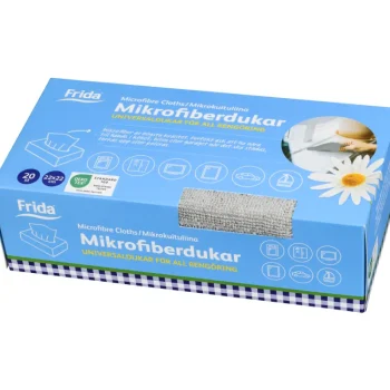 Frida Siivousvälineet^Mikrokuituliina 20 Kpl Rasiassa