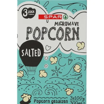 Spar Popcorn^Mikropopcorn 3 X 100 G Salted