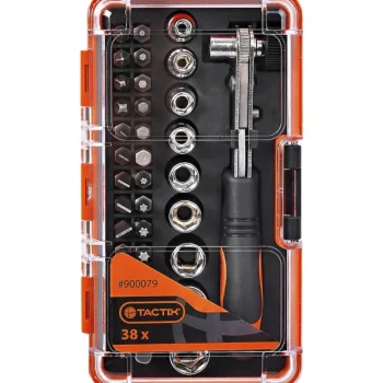 Tactix Käsityökalut-Miniräikkäväänninsarja , 38 Osaa