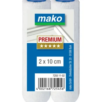 Mako Maalaustarvikkeet-Minisylinteri 10 Cm 2 Kpl -tex