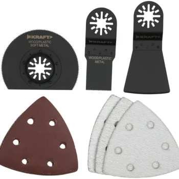 Kraft Sähkötyökalut-Multitool Hiomapaperi-teräsarja 13 Osaa