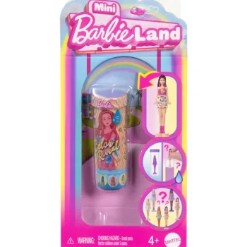 Barbie Sisälelut^Muotinukke Mini Land Color Reveal