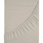 Kotikulta Vuodevaatteet-Muotoonommeltu Lakana 90 X 200 X 25 Cm Beige