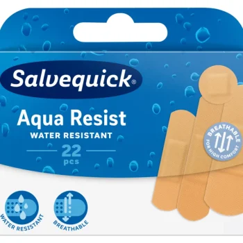 Salvequick Hyvinvointi- Ja Terveydenhoitotarvikkeet^Muovilaastari 22 Kpl Aqua Resist