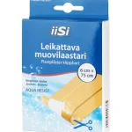 Iisi Hyvinvointi- Ja Terveydenhoitotarvikkeet^Muovilaastari 6 Cm X 75 Cm Leikattava