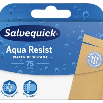 Salvequick Hyvinvointi- Ja Terveydenhoitotarvikkeet^Muovilaastari 75 Cm Aqua Resist Leikattava