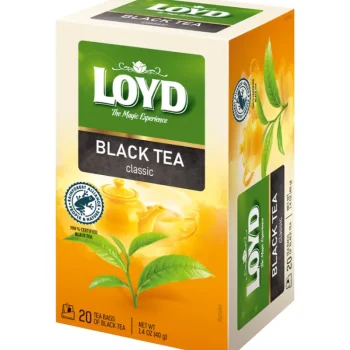 Loyd Teet Ja Kaakaot^Musta Tee 20 Kpl Classic Pyramidipussi