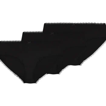 Pola Naisten Alusvaatteet^Naisten Hipster-alushousut Delma Micro 3 Kpl/pkt Musta