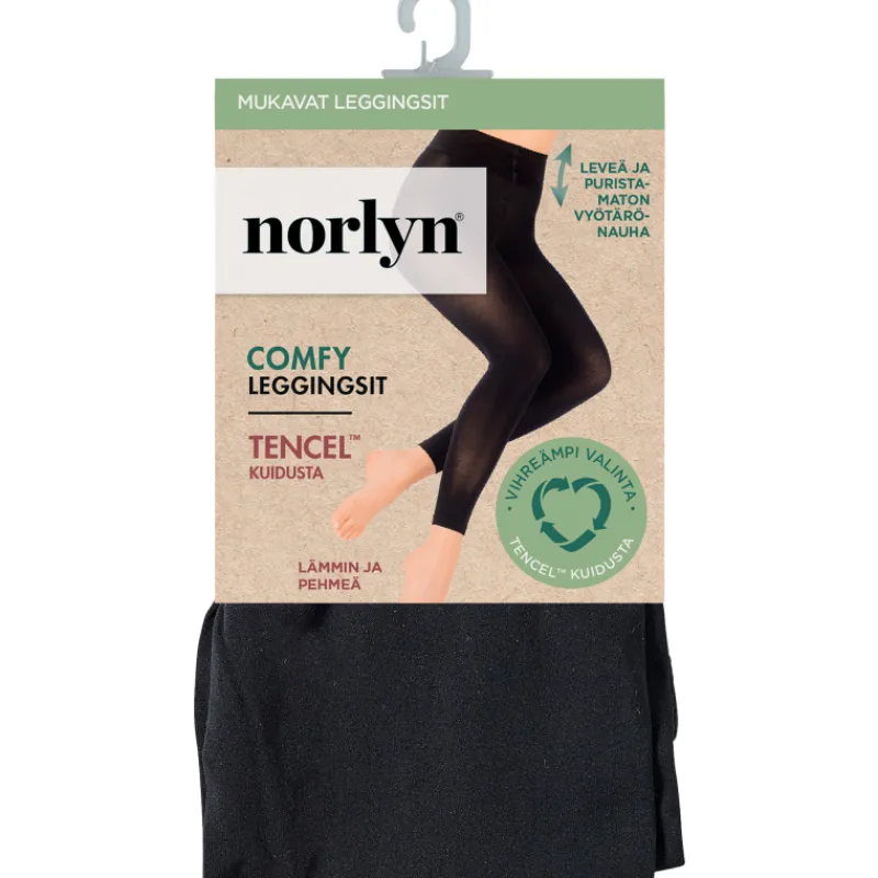 naisten-leggingsit-norlyn-comf-bBrtPJrQ-0.webp Norlyn Naisten Sukat Ja Sukkahousut-Naisten Leggingsit Comfy Musta