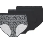 Pola Naisten Alusvaatteet^Naisten Maxi-alushousut Dannie Puuvilla Lehdet 3 Kpl