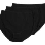 Pola Naisten Alusvaatteet^Naisten Maxi-alushousut Dona 3 Kpl/pkt Musta