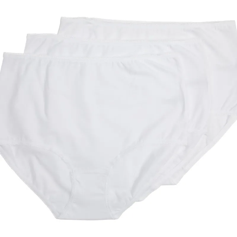 naisten-maxi-alushousut-pola-d-TwZfCszo-0.webp Pola Naisten Alusvaatteet^Naisten Maxi-alushousut Dona 3 Kpl/pkt Valkoinen