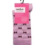 Norlyn Naisten Sukat Ja Sukkahousut-Naisten Nilkkasukat Rusetti Vaaterauha A41680 Vaaleanpunainen