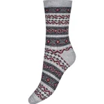 Pola Naisten Sukat Ja Sukkahousut-Naisten Pehmosukat Kirjokuvioinnilla