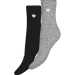 Pola Naisten Sukat Ja Sukkahousut-Naisten Pehmosukat Sydän 2 Pr/pkt