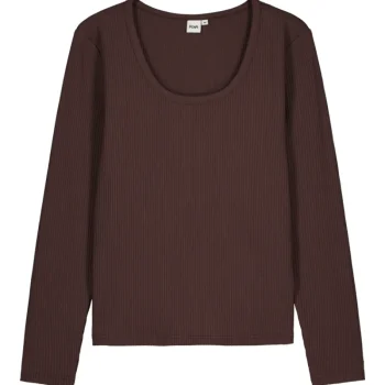 Pola Pola-Naisten Pitkähihainen Ribbitrikoopaita Jenna