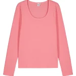 Pola Pola-Naisten Pitkähihainen Ribbitrikoopaita Jenna