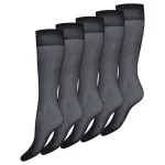 Pola Naisten Sukat Ja Sukkahousut-Naisten Polvisukat 20 Den Musta 5 Pr/pkt