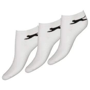Slazenger Naisten Sukat Ja Sukkahousut-Naisten Sneakersukat 3 Pr/pkt Valkoinen