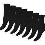 Pola Naisten Sukat Ja Sukkahousut-Naisten Sukat 7 Pr/pkt, Väriraita Sisäpuolella Musta