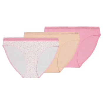 Pola Naisten Alusvaatteet^Naisten Tai-alushousut Dannie Puuvilla Lehvät 3 Kpl