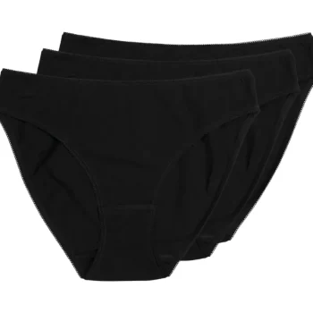 Pola Naisten Alusvaatteet^Naisten Tai-alushousut Dona 3 Kpl/pkt Musta