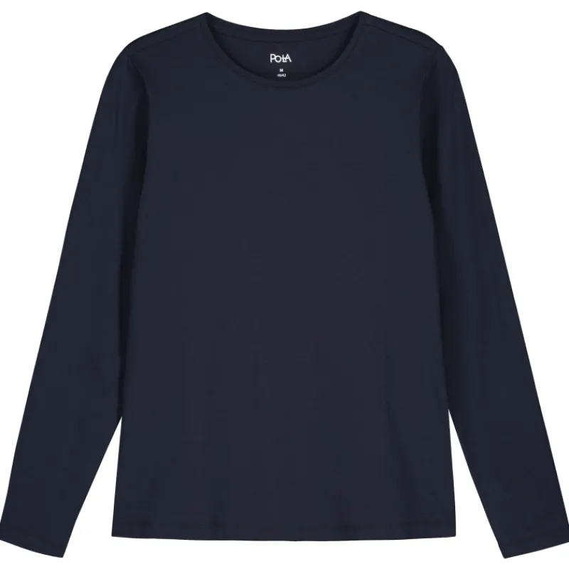 naisten-trikoopaita-pola-perle-jQOWgUkJ-0.webp Pola Naisten Paidat^Naisten Trikoopaita Perle Laivastonsininen