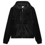 Pola Naisten Collegevaatteet^Naisten Velourtakki Fidelia Musta