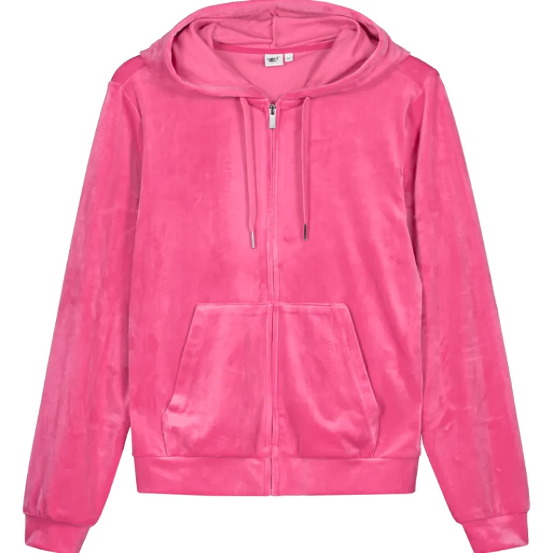 naisten-velourtakki-pola-fidel-iKQXfNLq-0.webp Pola Naisten Collegevaatteet^Naisten Velourtakki Fidelia Pinkki