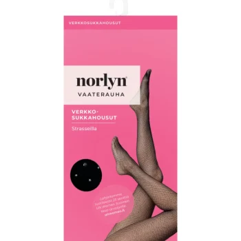 Norlyn Naisten Sukat Ja Sukkahousut-Naisten Verkkosukkahousut Strasseilla Vaaterauha A41673 Musta