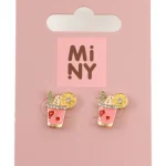 Miny Korut Ja Kellot^Nappikorvakorut Mocktail 1 Pr/pkt