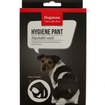 Dogman Koiratarvikkeet^Nartunsuoja Säädettävällä Vyötäröllä, Musta